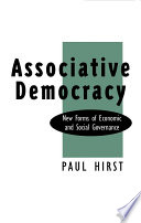 Cover of Associative Democracy