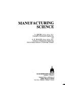 Cover of Manufacturing science