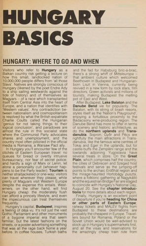 Cover of The rough guide to Eastern Europe
