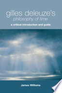 Cover of Gilles Deleuze's Philosophy of Time