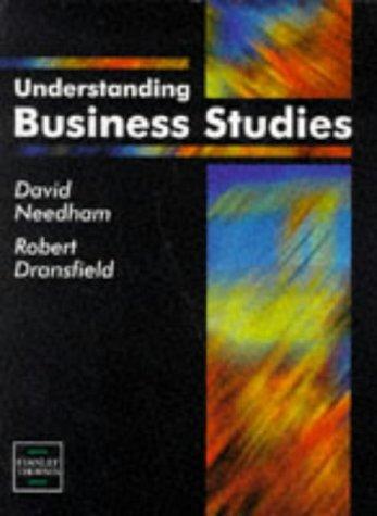 Cover of Understanding business studies