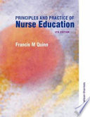 Cover of The Principles and Practice of Nurse Education