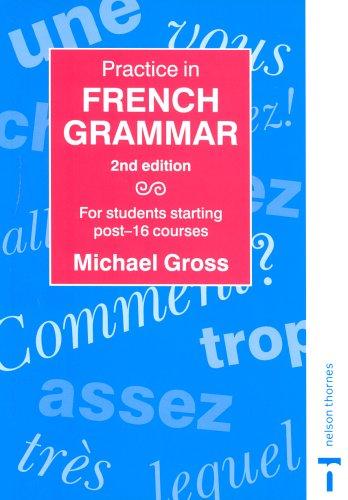 Cover of Practice in French Grammar