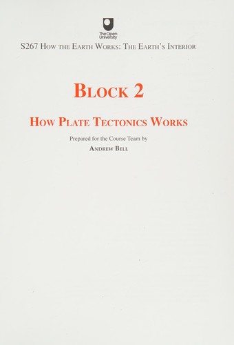 Cover of How the Earth Works (Course S267)