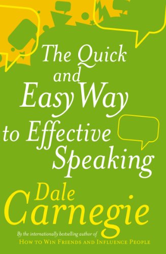 Cover of The Quick And Easy Way To Effective Speaking