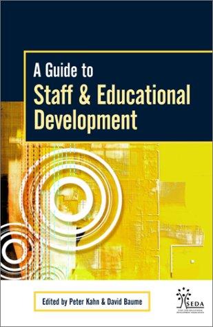 Cover of A Guide to Staff & Educational Development (Staff and Educational Development Series)