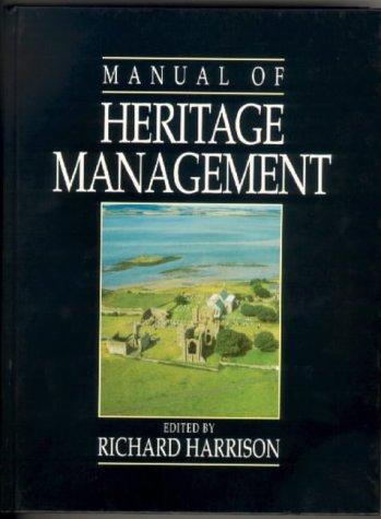 Cover of Manual of heritage management