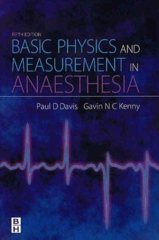 Cover of Basic physics and measurement in anaesthesia