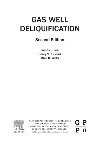 Cover of Gas well deliquification