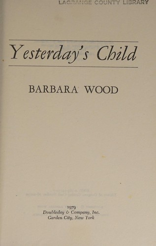 Cover of Yesterday's Child