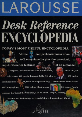 Cover of Larousse desk reference encyclopedia