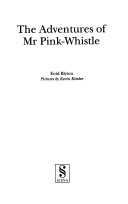 Cover of Adventures Mr Pink Whistle Parragon