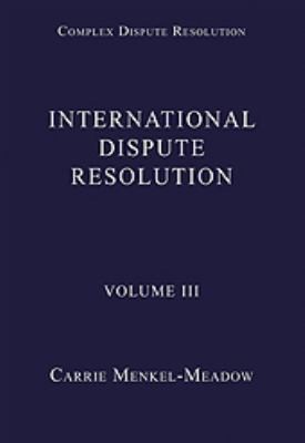 Cover of International Dispute Resolution