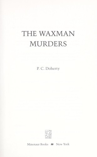 Cover of The Waxman Murders
