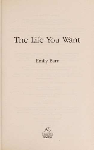 Cover of The life you want