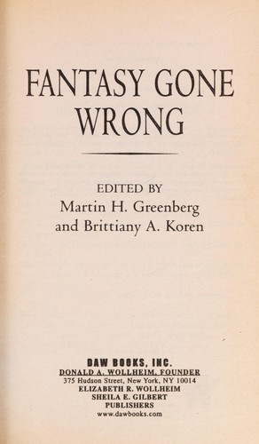 Cover of Fantasy Gone Wrong