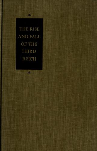 Cover of The Rise and Fall of the Third Reich: A History of Nazi Germany