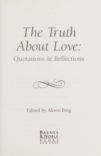 Cover of The Truth About Love