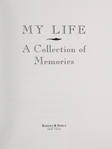 Cover of My life