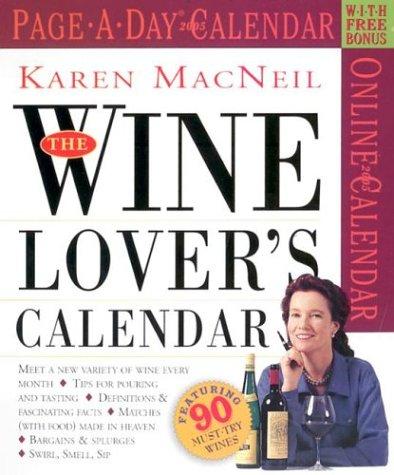 Cover of The Wine Lover's Page-A-Day Calendar 2005 (Page-A-Day Calendars)