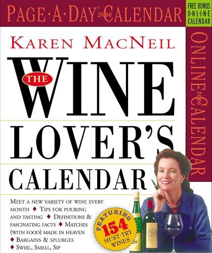 Cover of The Wine Lover's Calendar 2006