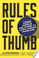 Cover of Rules of Thumb