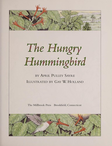 Cover of The hungry hummingbird