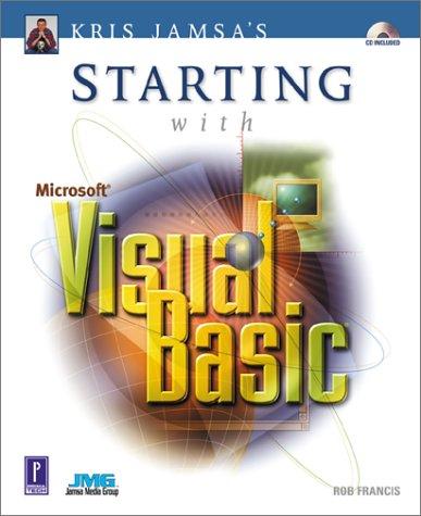 Cover of Kris Jamsa's starting with Microsoft℗ʼ Visual Basic℗ʼ