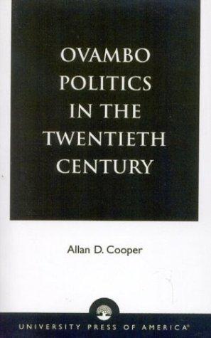 Cover of Ovambo politics in the twentieth century