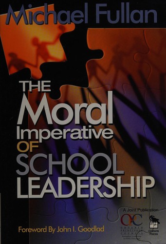 Cover of The Moral Imperative of School Leadership
