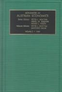 Cover of Advances in Austrian Economics, Volume 5