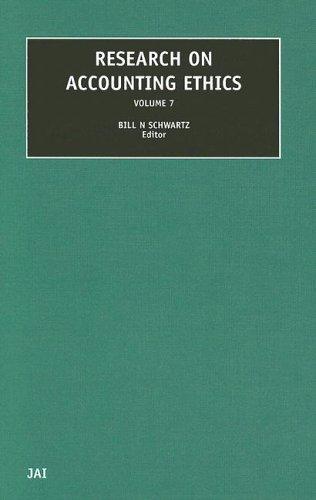 Cover of Research on Accounting Ethics, Volume 7 (Research on Professional Responsibility and Ethics in Accounting)