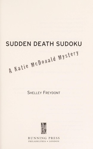 Cover of Sudden death sudoku