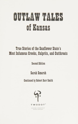 Cover of Outlaw tales of Kansas