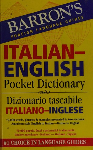 Cover of Italian-English pocket dictionary=