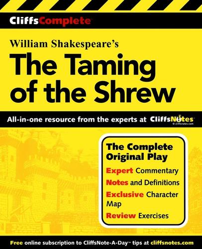 Cover of Cliffscomplete the Taming of the Shrew-Apdf