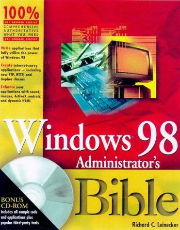 Cover of Windows 98 administrator's bible