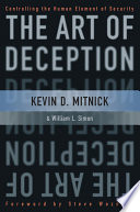 Cover of The Art of Deception: Controlling the Human Element of Security