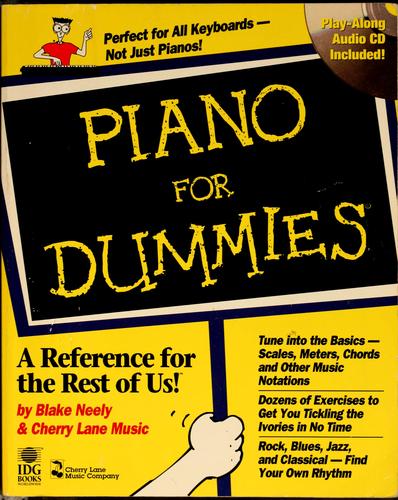 Cover of Piano for dummies