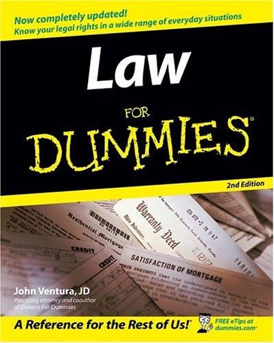 Cover of Law for dummies