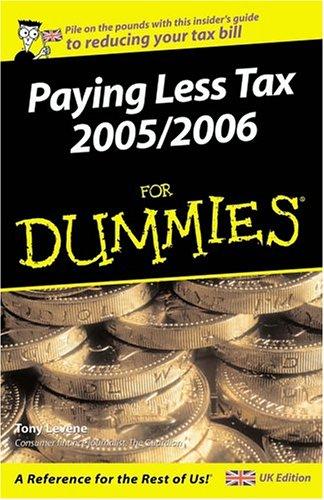 Cover of Paying Less Tax 2005/2006 for Dummies