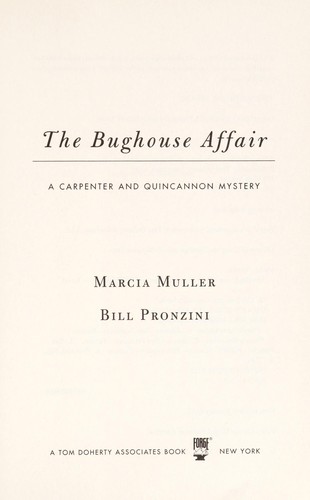 Cover of The Bughouse Affair
