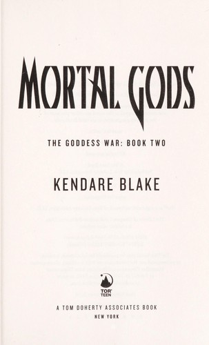 Cover of Mortal gods