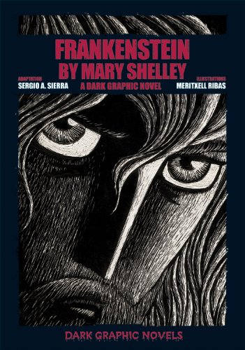 Cover of Frankenstein by Mary Shelley: A Dark Graphic Novel