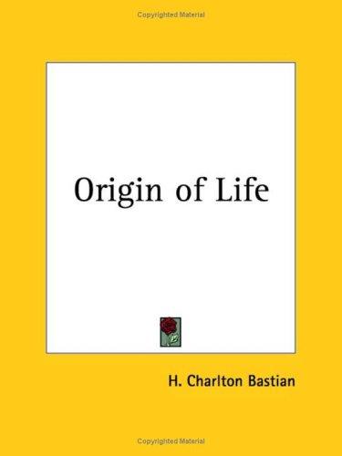 Cover of The origin of life