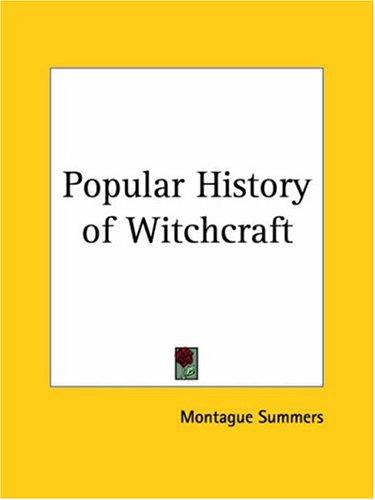 Cover of A popular history of witchcraft