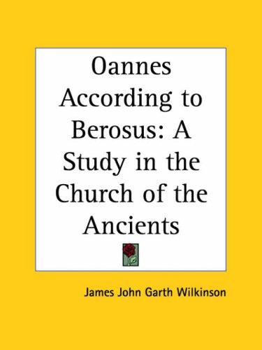 Cover of Oannes According to Berosus