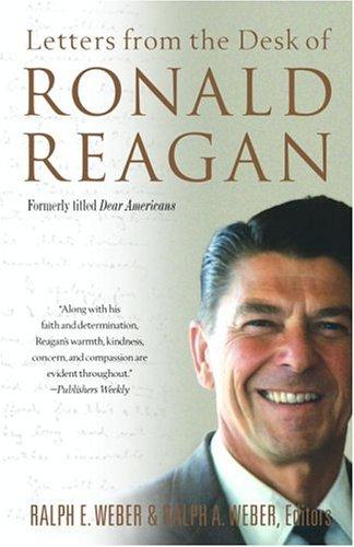 Cover of Letters from the desk of Ronald Reagan