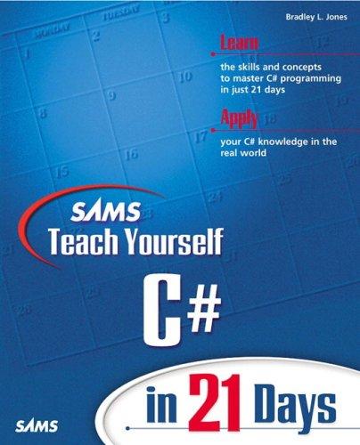 Cover of Sams Teach Yourself C# in 21 Days
