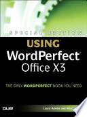 Cover of Special Edition Using WordPerfect Office X3